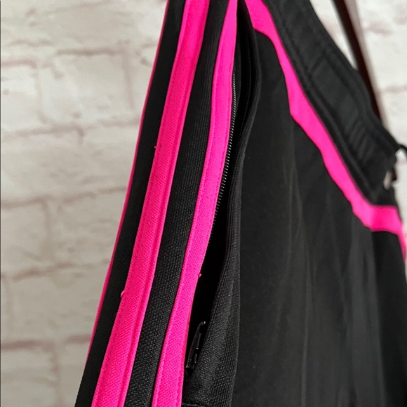 Adidas Black joggers with Pink Stripes - Picture 4 of 7
